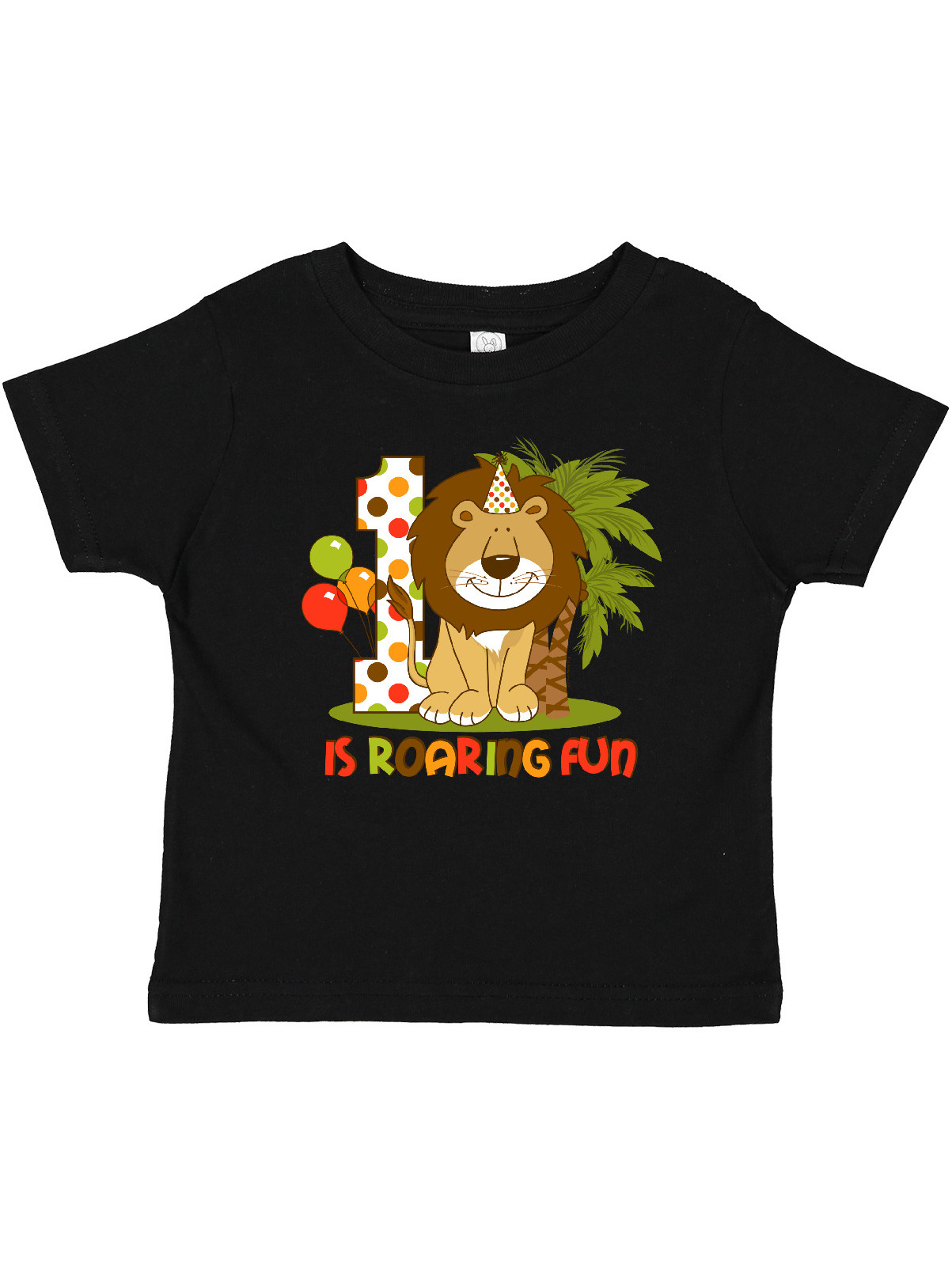Inktastic Cute Lion 1st Birthday Boys Baby T-Shirt